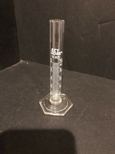 Ezy Dose Glass 10 ml Graduated Cylinder EUC