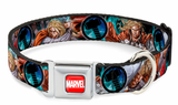MARVEL UNIVERSE Seatbelt Buckle Collar - Astonishing Thor Large 15"-26" WTH018