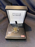 Marvel Spider-Man Spider-Web Logo Stainless Steel Pendant Necklace - Gift Boxed