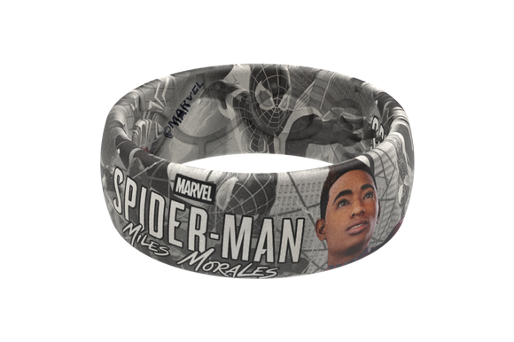 Groove Life Marvel Spider-Man Miles Morales Black White RING Size 11 Silicone