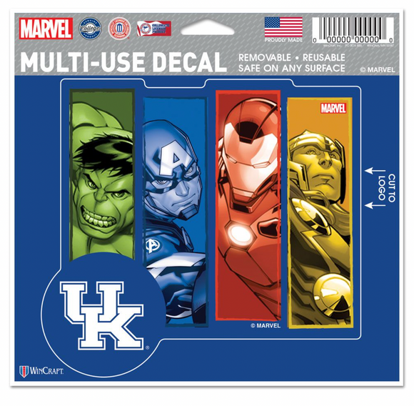 Kentucky Wildcats MARVEL MULTI-USE DECAL 5