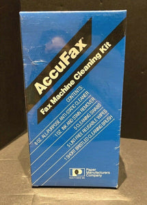 *NEW* ACCUFAX Universal Fax Machine Cleaning Kit  078C NEW