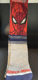 Mens Ribbed Crew Marvel Spiderman Novelty Socks 2 Pack Size 6-12