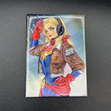 Marvel Captain Marvel 16 Momoko Variant Magnet Magnet Ata-Boy Magnet 2.5" X 3.5"