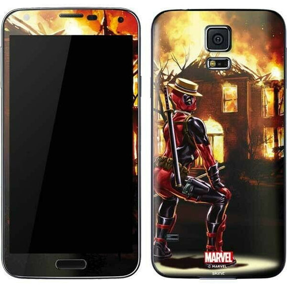 Marvel  Deadpool Bust A Move Galaxy S5 Skinit Phone Skin NEW