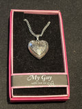 Heart Picture Locket With Love Necklace 16-18" Chain "My Guy"