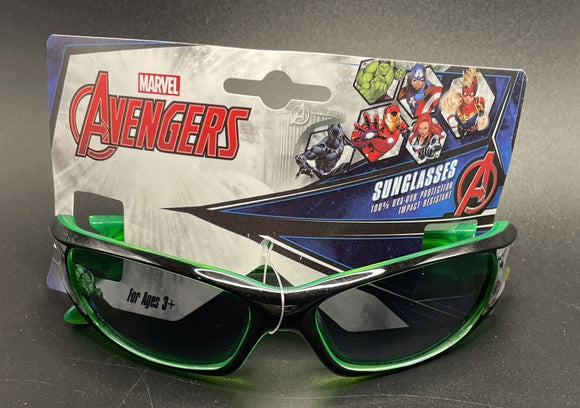 Marvel Avengers Green & Blk 100% UVA-UVB Protection Kids Sunglasses