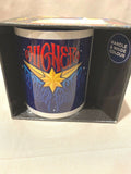 Captain Marvel Higher Further Faster Blue Coffee Mug Tea Cup - Boxed NEW