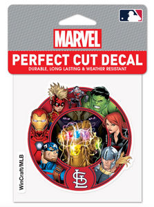 St. Louis Cardinals  Marvel Avengers Perfect Cut Decal 4"x4'