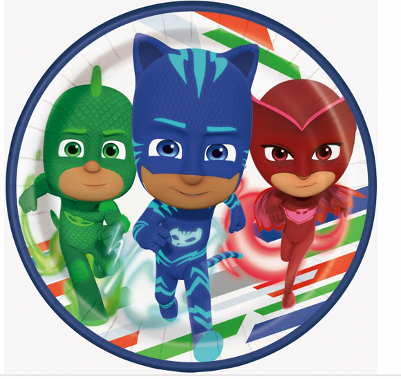 PJ Masks Dessert Plates 8 Ct