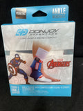 Marvel Captain America Ankle Sleeve w/Compression Figure 8 Straps PEDIATRIC