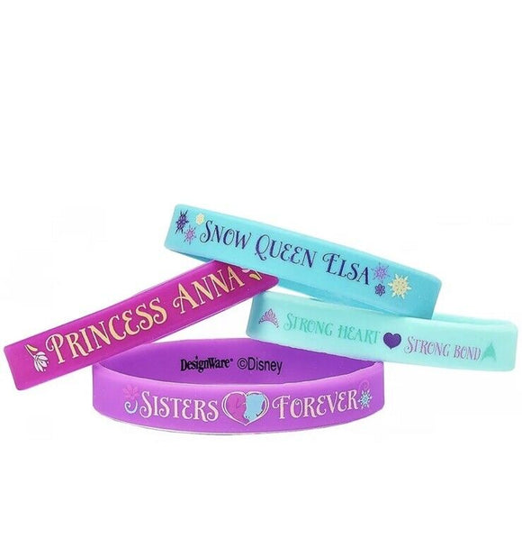 Disney Frozen Rubber Bracelets 4 PCs Party Favor