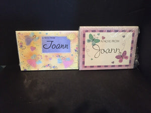 Personalized Notecards "Joann" Fairy and Butterfly 2 Packs NEW