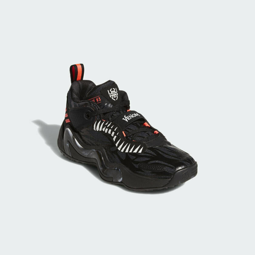 adidas Venom Marvel D.O.N. Issue 3 J Basketball Sneakers Size 3.5 New