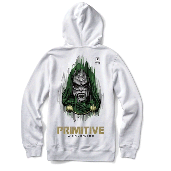 White 2025 primitive hoodie