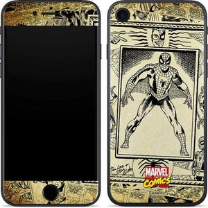 Spider-Man Comic Portrait iPhone 7 Skinit Phone Skin Marvel NEW