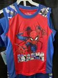 Marvel Spiderman Camouflage 3pc Set Shorts, Tshirt & Tank Top Kids Size 6