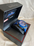 Invicta Marvel Ltd Ed 7/3000 Captain America Mens Quartz 52mm Stainless 30313