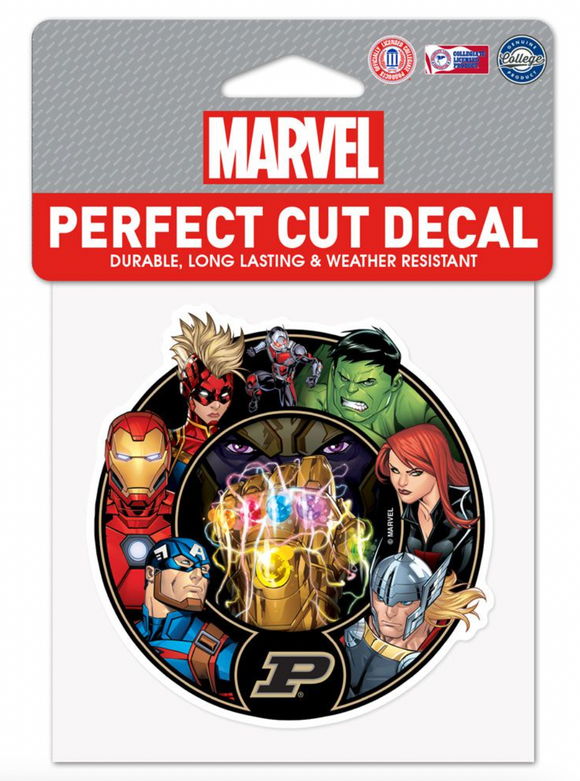 Purdue Boilermakers Marvel Avengers Perfect Cut Decal 4