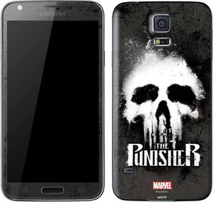 Punisher White Skull  Galaxy S5 Skinit Phone Skin Marvel NEW