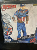 Jazwares CHILD Marvel CAPTAIN AMERICA QUALUX MD Size 8-10