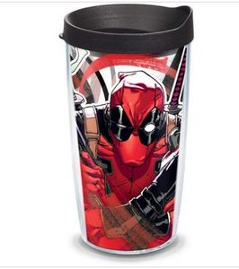 Tervis Marvel Deadpool 16oz Tumbler W/Travel Lid