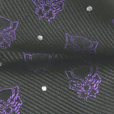 Marvel Black Panther Purple Dot Boy’s Bow Tie 100% Silk NEW