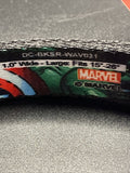 Buckle Down Marvel Universe Superhero Stacked WAV031 Dog Collar Sz L