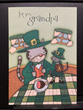 Grandpa on St. Patrick's Day Greeting Card w/Envelope