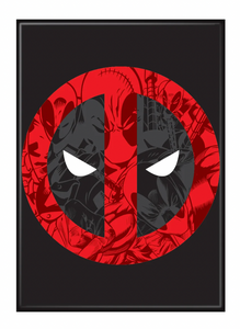 Marvel Deadpool 30th Logo Ata-Boy Magnet 2.5" X 3.5"