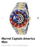 Marvel Invicta Captain America Men Model 29682 - Men's Watch Quartz