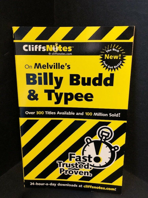 Cliffs Notes Melville's BILLY BUDD & TYPEE  Brand NEW