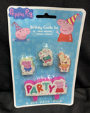 Peppa Pig Birthday Candle Set New 4 Pieces Cake Toppers George Suzy Rebecca