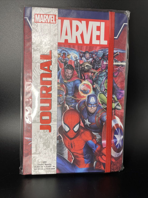 Marvel Heroes Journal 120 Sheets 8.25x5.25”