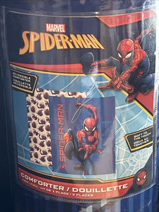 Marvel Spiderman Twin/Full 2 Sided Comforter