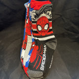 Spiderman Kids Crew Socks 6 pairs Sock Size 9-11