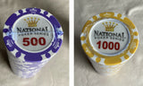 50 National Poker Series U Choose Color Poker Chips Casino Chips NEW