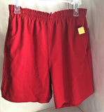 Rawlings Nylon Shorts W/ Drawstring W/ Pockets Scarlet NEW