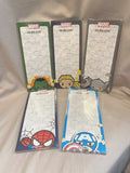 Marvel Characters To Do List Pads With Magnet U Choose NEW