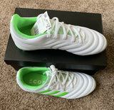 Adidas Copa 19.3 FG J White/Lime Sz 4.5 Soccer Cleats NEW