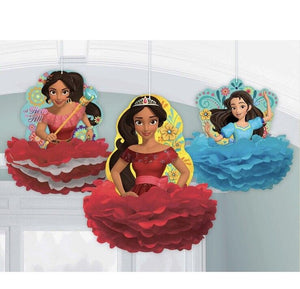 Elena of Avalor Disney Princess Kids Birthday Party Hanging Fluffy Decorations