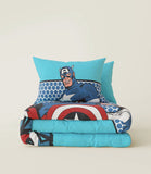 M&S Marvel Captain America Cotton Blend Duvet & Pillow Case Set