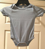 Aurum Organic Bodysuit 6-12 Month Baby Blue NEW