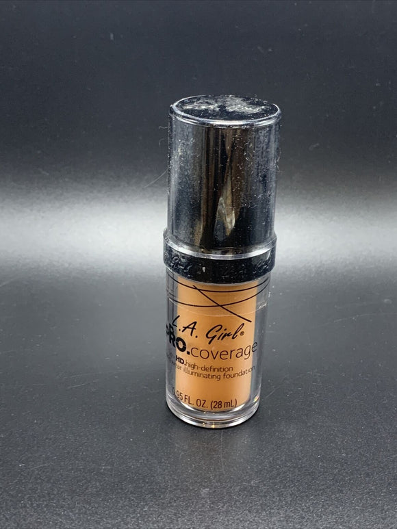 L A Girl Foundation Pro Coverage HD Illuminating Soft Honey GLM648