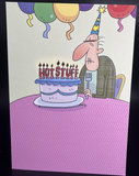 Humorous Birthday Greeting Card w/ Envenlope