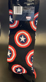 Marvel Captain American Shield 2 Pairs Men’s Socks Size 6-12