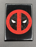 Marvel Deadpool 30th Logo Ata-Boy Magnet 2.5" X 3.5"