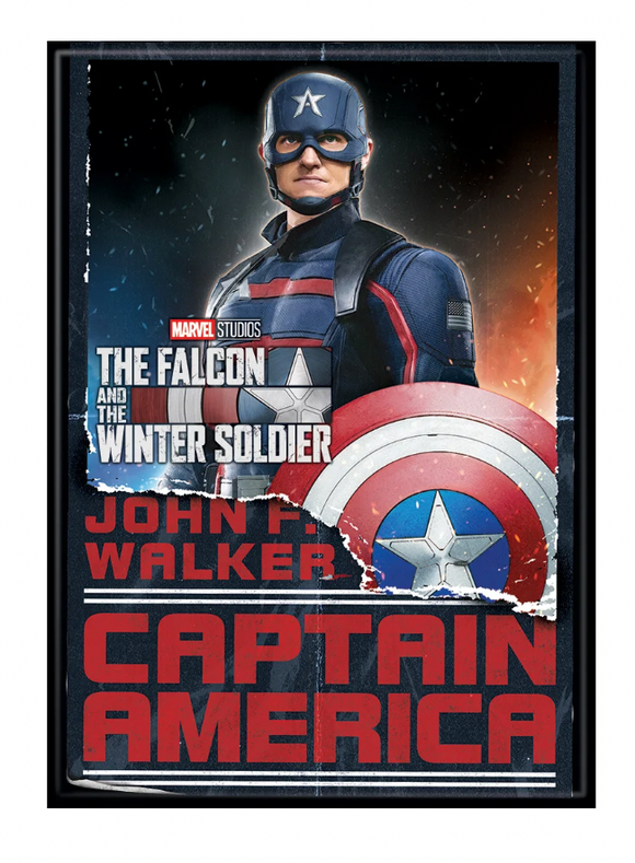 Marvel Falcon Winter Soldier FalWiSold John Walker  Ata-Boy Magnet 2.5