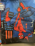 Marvel Spiderman Drawstring Bag 14”x11” Graphics On Both Sides