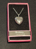 Heart Picture Locket With Love Necklace 16-18" Chain Brittany